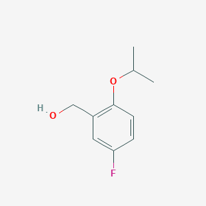 molecular formula C10H13FO2 B6357997 (5-氟-2-异丙氧基苯基)甲醇 CAS No. 610797-47-2