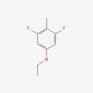 molecular formula C9H10F2O B6358000 5-Ethoxy-1,3-difluoro-2-methylbenzene CAS No. 1806305-67-8