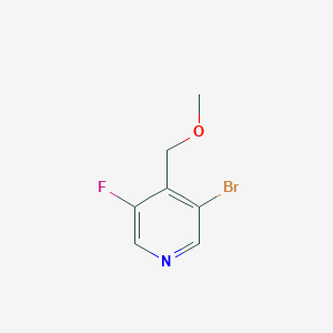 molecular formula C7H7BrFNO B6358069 3-Bromo-5-fluoro-4-(methoxymethyl)pyridine CAS No. 1440520-79-5