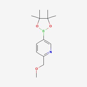 molecular formula C13H20BNO3 B6358105 2-Methoxymethylpyridine-5-boronic acid pinacol ester CAS No. 1430401-34-5