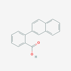 molecular formula C17H12O2 B6358181 2-(Naphthalen-2-yl)benzoic acid, 95% CAS No. 5693-33-4