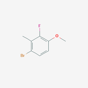 molecular formula C8H8BrFO B6358252 1-Bromo-3-fluoro-4-methoxy-2-methylbenzene CAS No. 1536714-74-5