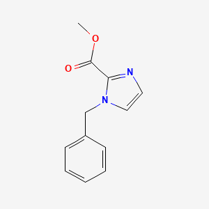 molecular formula C12H12N2O2 B6358325 Methyl 1-benzylimidazole-2-carboxylate CAS No. 1502811-19-9