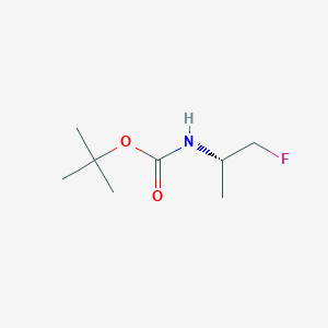 molecular formula C8H16FNO2 B6358333 (S)-N-Boc-1-fluoro-2-propylamine CAS No. 1187926-63-1