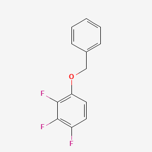 molecular formula C13H9F3O B6358356 1-(Benzyloxy)-2,3,4-trifluorobenzene CAS No. 392309-26-1