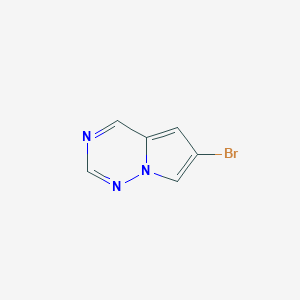 molecular formula C6H4BrN3 B6358467 6-Bromopyrrolo[2,1-f][1,2,4]triazine CAS No. 1503986-78-4