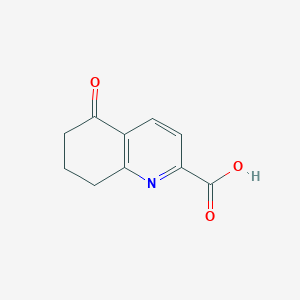 molecular formula C10H9NO3 B6358475 5-Oxo-5,6,7,8-tetrahydroquinoline-2-carboxylic acid CAS No. 1471468-86-6