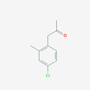 molecular formula C10H11ClO B6358495 1-(4-Chloro-2-methylphenyl)-2-propanone CAS No. 1500306-08-0