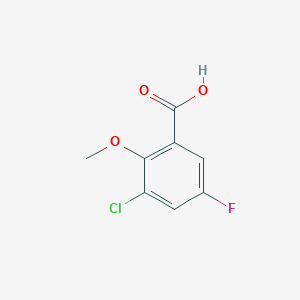 3-Chloro-5-fluoro-2-methoxybenzoic acid