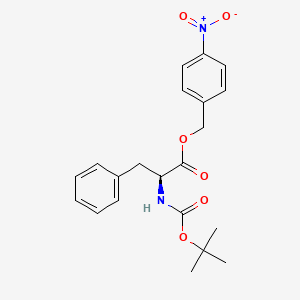 molecular formula C21H24N2O6 B6358826 Boc-L-Phe-OBzl(4-NO2) CAS No. 72169-50-7