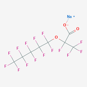 molecular formula C8F15NaO3 B6358893 Sodium perfluoro(2-methyl-3-oxaoctanoate;  97% CAS No. 1858242-08-6