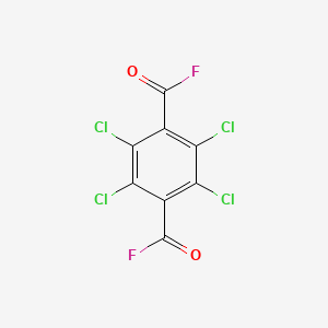molecular formula C8Cl4F2O2 B6358938 Tetrachloroterephthaloyl fluoride, 97% CAS No. 652-35-7