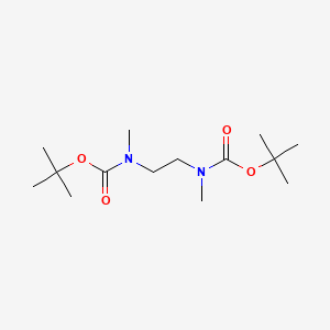 molecular formula C14H28N2O4 B6359007 N1,N2-Di-boc-N1,N2-dimethyl-1,2-ethanediamine CAS No. 177587-81-4