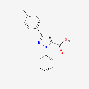 1,3-DI-P-Tolyl-1H-pyrazole-5-carboxylic acid