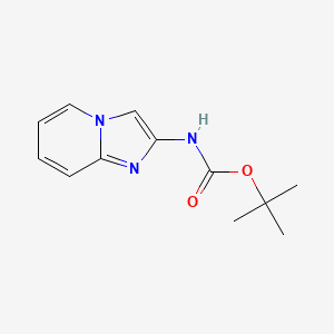 molecular formula C12H15N3O2 B6359080 Imidazo[1,2-a]pyridin-2-yl-carbamic acid tert-butyl ester CAS No. 1907298-01-4