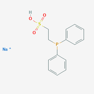 2-Diphenylphosphanylethanesulfonic acid;sodium salt