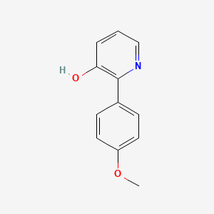 molecular formula C12H11NO2 B6359089 3-Hydroxy-2-(4-methoxyphenyl)pyridine, 95% CAS No. 36726-85-9