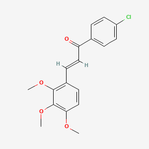 (2E)-1-(4-Chlorophenyl)-3-(2,3,4-trimethoxyphenyl)prop-2-en-1-one