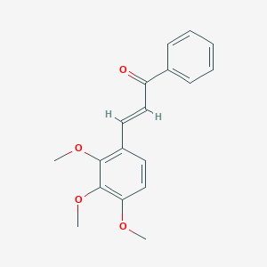 molecular formula C18H18O4 B6359098 (2E)-1-Phenyl-3-(2,3,4-trimethoxyphenyl)prop-2-en-1-one CAS No. 569325-85-5