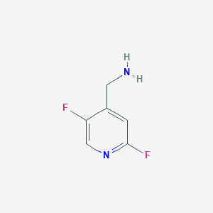 molecular formula C6H6F2N2 B6359160 (2,5-Difluoropyridin-4-yl)methanamine CAS No. 1260803-55-1