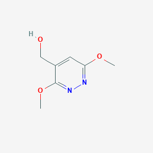 molecular formula C7H10N2O3 B6359211 (3,6-Dimethoxypyridazin-4-yl)methanol CAS No. 89943-57-7
