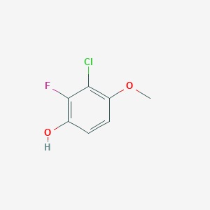 molecular formula C7H6ClFO2 B6359222 3-Chloro-2-fluoro-4-methoxyphenol CAS No. 1781486-60-9