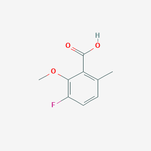 molecular formula C9H9FO3 B6359241 3-Fluoro-2-methoxy-6-methylbenzoic acid CAS No. 1427395-63-8