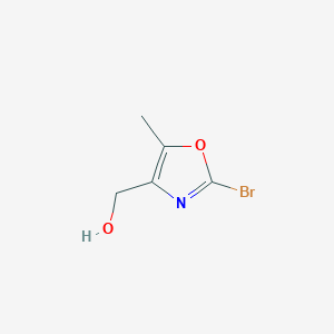 molecular formula C5H6BrNO2 B6359273 (2-Bromo-5-methyl-oxazol-4-yl)-methanol CAS No. 1240612-18-3
