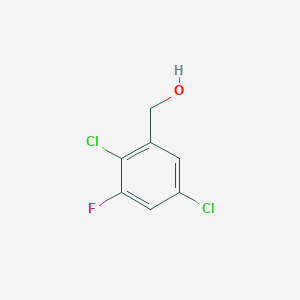 molecular formula C7H5Cl2FO B6359281 (2,5-Dichloro-3-fluorophenyl)methanol CAS No. 1615212-20-8