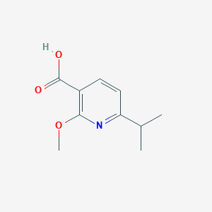 molecular formula C10H13NO3 B6359285 2-Methoxy-6-propan-2-ylpyridine-3-carboxylic acid CAS No. 1256786-15-8