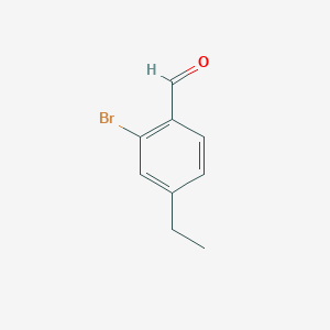 molecular formula C9H9BrO B6359312 2-Bromo-4-ethylbenzaldehyde CAS No. 1289148-61-3