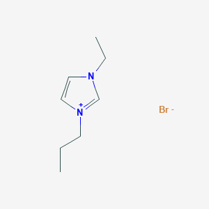 molecular formula C8H15BrN2 B6359326 1-Ethyl-3-propylimidazolium bromide;  98% CAS No. 637348-59-5