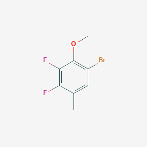 molecular formula C8H7BrF2O B6359419 1-Bromo-3,4-difluoro-2-methoxy-5-methylbenzene CAS No. 1783499-15-9
