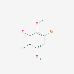 molecular formula C7H5BrF2O2 B6359442 5-Bromo-2,3-difluoro-4-methoxyphenol CAS No. 1780419-99-9