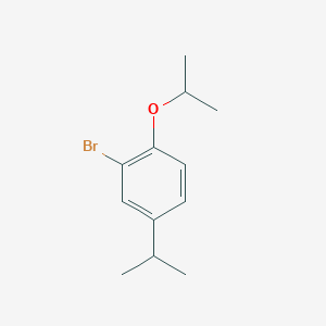 molecular formula C12H17BrO B6359490 2-Bromo-1-isopropoxy-4-isopropylbenzene CAS No. 1369849-93-3