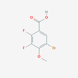 molecular formula C8H5BrF2O3 B6359508 5-Bromo-2,3-difluoro-4-methoxybenzoic acid CAS No. 1780570-14-0