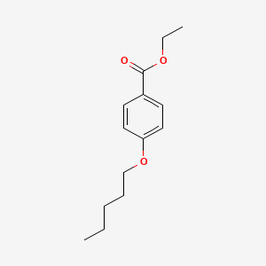 molecular formula C14H20O3 B6359654 4-Pentyloxybenzoic acid ethyl ester, 97% CAS No. 177715-63-8