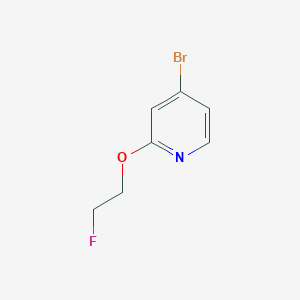 4-Bromo-2-(2-fluoroethoxy)pyridine