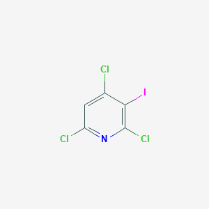 molecular formula C5HCl3IN B6359806 2,4,6-Trichloro-3-iodopyridine, 97% CAS No. 2092065-41-1