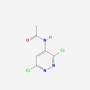 molecular formula C6H5Cl2N3O B6359827 N-(3,6-Dichloro-4-pyridazinyl)acetamide CAS No. 121163-50-6