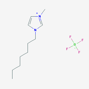 molecular formula C11H21BF4N2 B6359853 1-Heptyl-3-methylimidazolium tetrafluoroborate, 99% CAS No. 244193-51-9