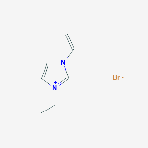 molecular formula C7H11BrN2 B6359880 1-Ethyl-3-vinylimidazolium bromide, 98% CAS No. 34311-88-1
