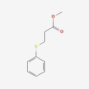 molecular formula C10H12O2S B6359909 Methyl 3-(phenylthio)propionate CAS No. 22198-59-0