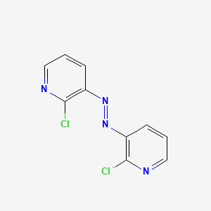 molecular formula C10H6Cl2N4 B6359916 2,2'-Dichloro-3,3'-azopyridine CAS No. 90943-51-4