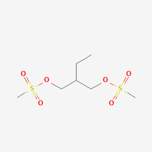 molecular formula C7H16O6S2 B6359922 2-Ethylpropane-1,3-diyl dimethanesulfonate CAS No. 64923-60-0