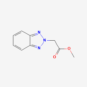 molecular formula C9H9N3O2 B6359935 Methyl 2-(2H-benzo[d][1,2,3]triazol-2-yl)acetate CAS No. 174903-39-0