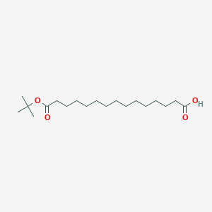 molecular formula C19H36O4 B6359988 15-(tert-Butoxy)-15-oxopentadecanoic acid CAS No. 905302-42-3