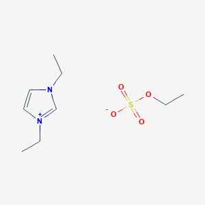 molecular formula C9H18N2O4S B6360006 1,3-Diethylimidazolium ethylsulfate;  99% CAS No. 516474-04-7