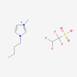molecular formula C10H16F4N2O3S B6360014 1-Butyl-3-methylimidazolium 1,1,2,2-tetrafluoroethanesulfonate;  98% CAS No. 880084-62-8