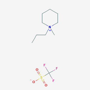 molecular formula C10H20F3NO3S B6360017 1-Methyl-1-propylpiperidinium triflate;  99% CAS No. 1221445-34-6